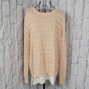 Calvin Klein Peach Crew‎ Neck Sweater